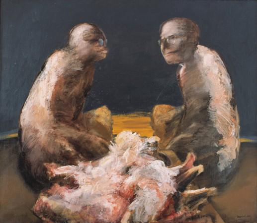 Přívětivý rozhovor, 115x135, 2004