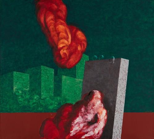 Dvě cesty, 180x200, 2014