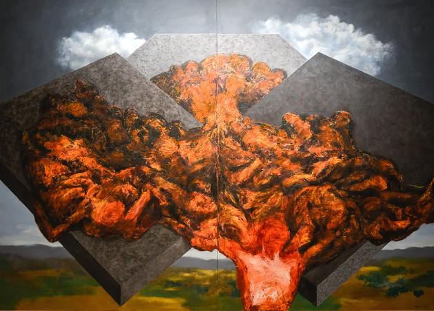 Pád, 200x300, 2015P2016