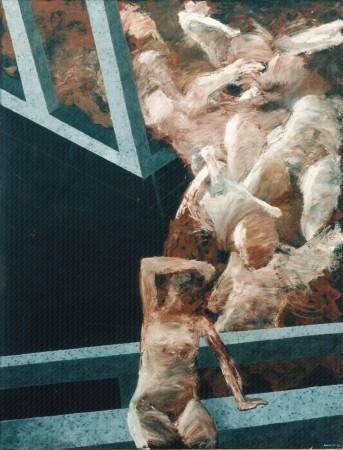 Pád, 220x170, 1992